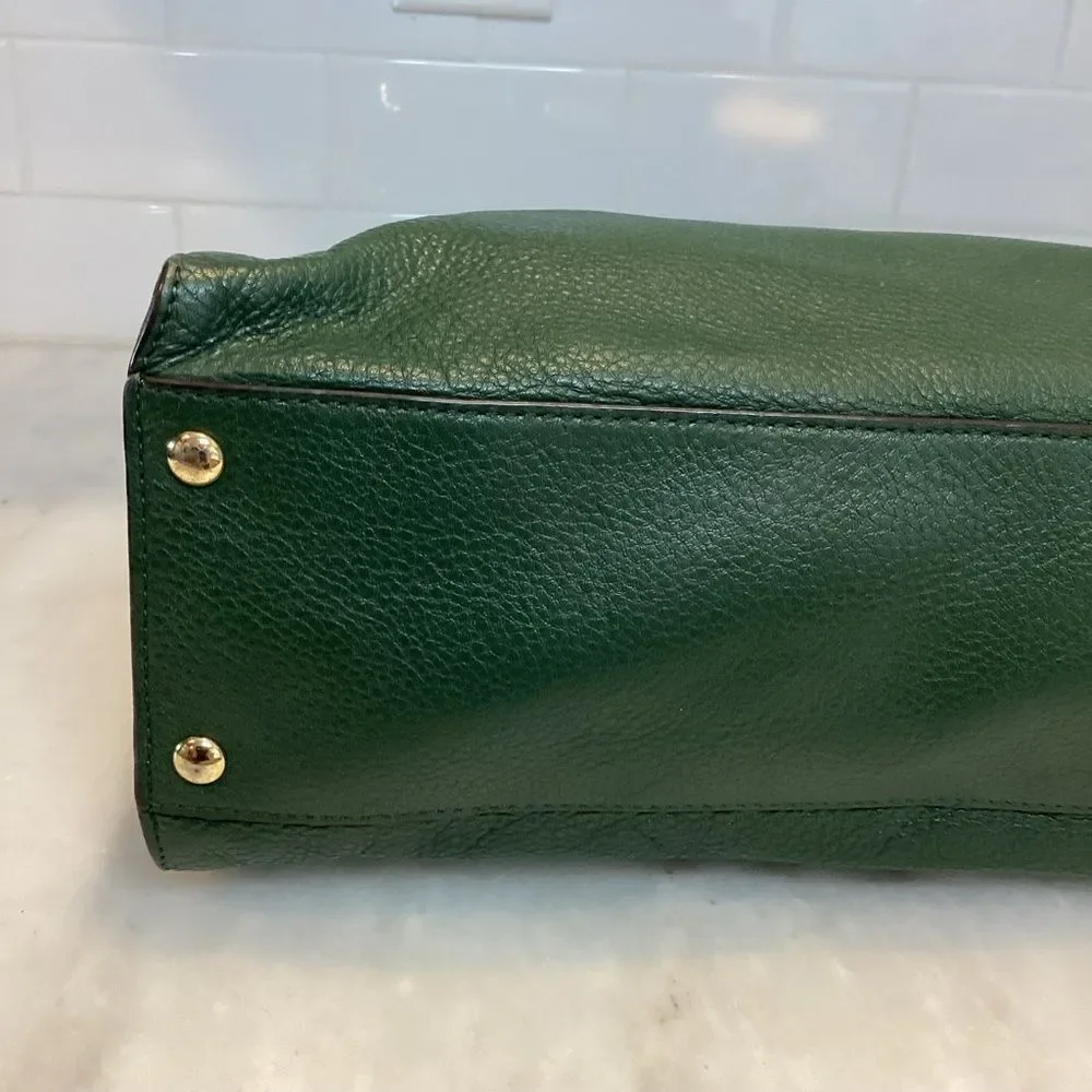 Michael Kors Bag Purse Handbag Leather Large Pebbled EW Hamilton Tote Bag HTF